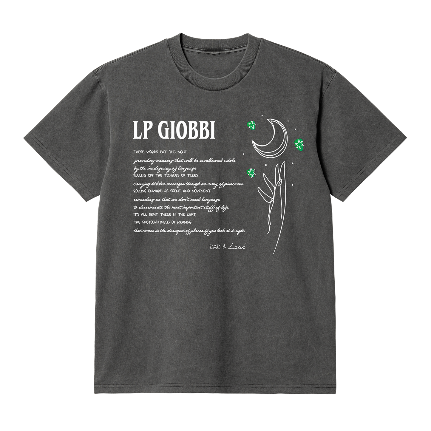 Leah and Dad Poem Tee