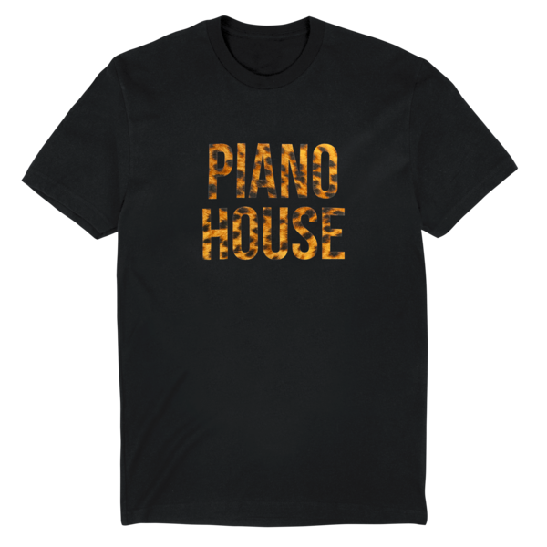 Piano House Leopard (Black) Tee