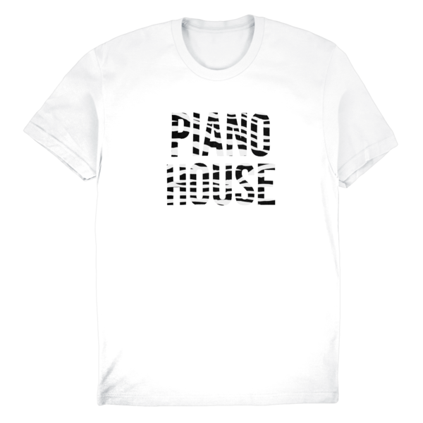 Piano House Zebra (White) Tee